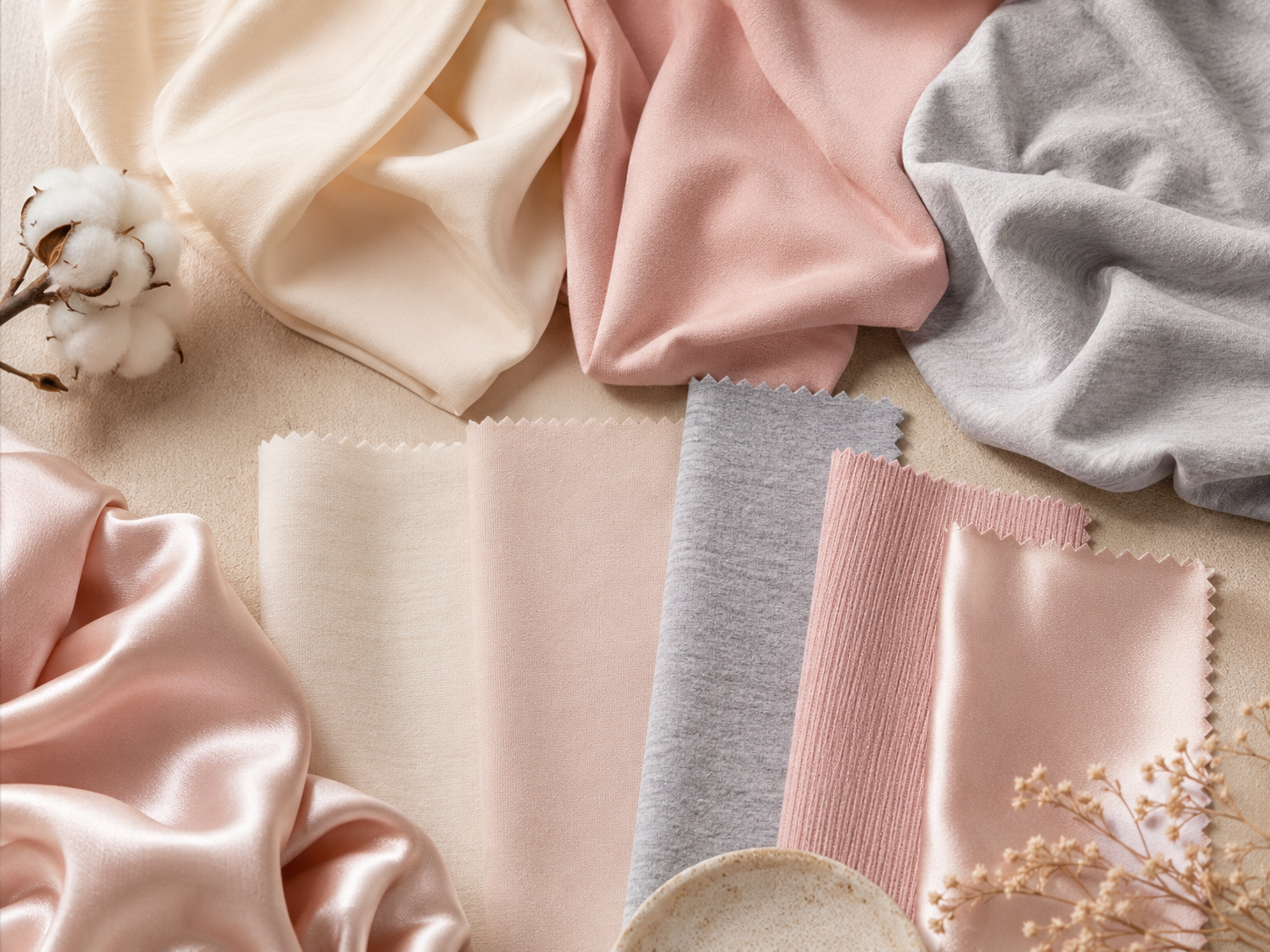 Beefey premium bamboo and modal fabric swatch pack for wholesale