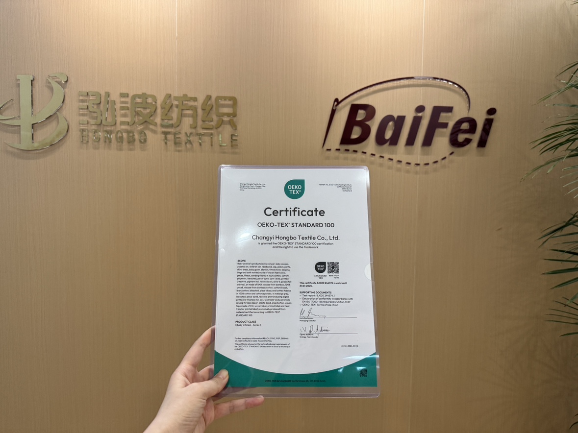 OEKO-TEX certificate