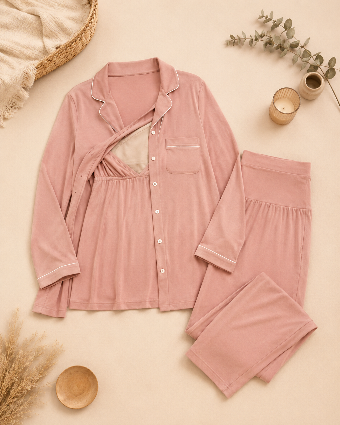 Postpartum Nursing Lounge Set thumbnail 4